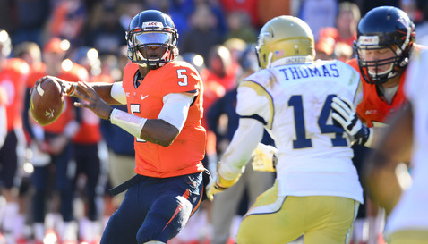 Watford, shown here against Georgia Tech last week, considers Boyd a mentor (Photo: Cody Bradshaw)
